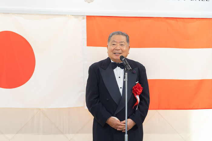 中川名誉総裁の祝辞